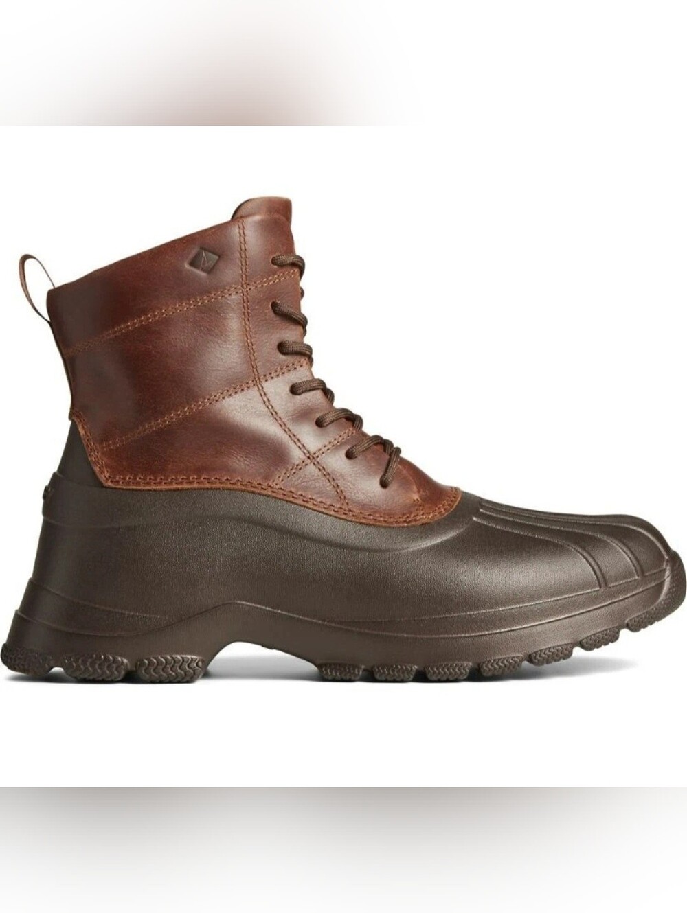 Sperry Duck Float Lace-Up Boots, Brown men size 8